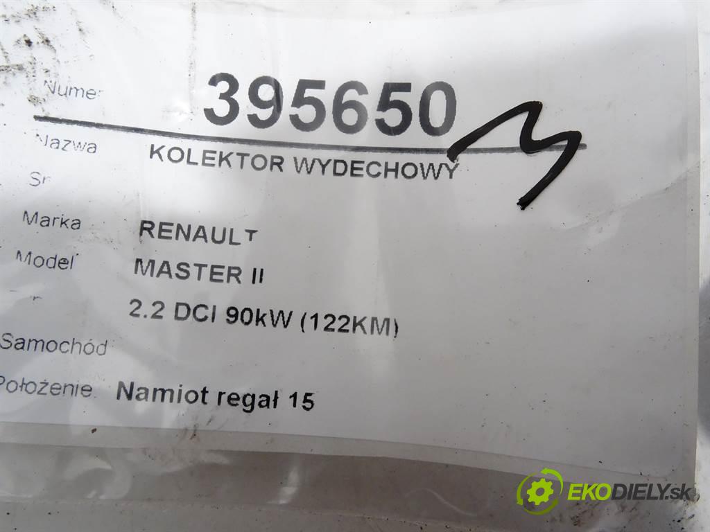 RENAULT MASTER II    2.2 DCI 90kW (122KM)  Potrubie VYČERPAT:  (Výfukové potrubia)
