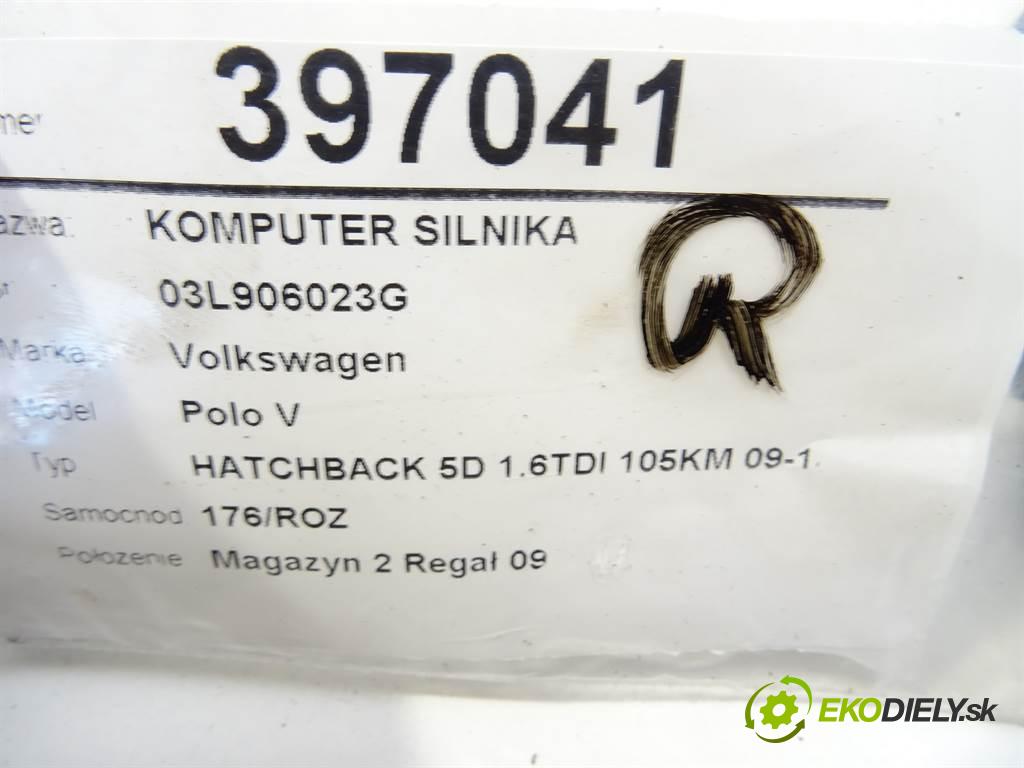 Volkswagen Polo V  2010 77 kW HATCHBACK 5D 1.6TDI 105KM 09-14 1600 riadiaca jednotka Motor 03L906023G (Riadiace jednotky)