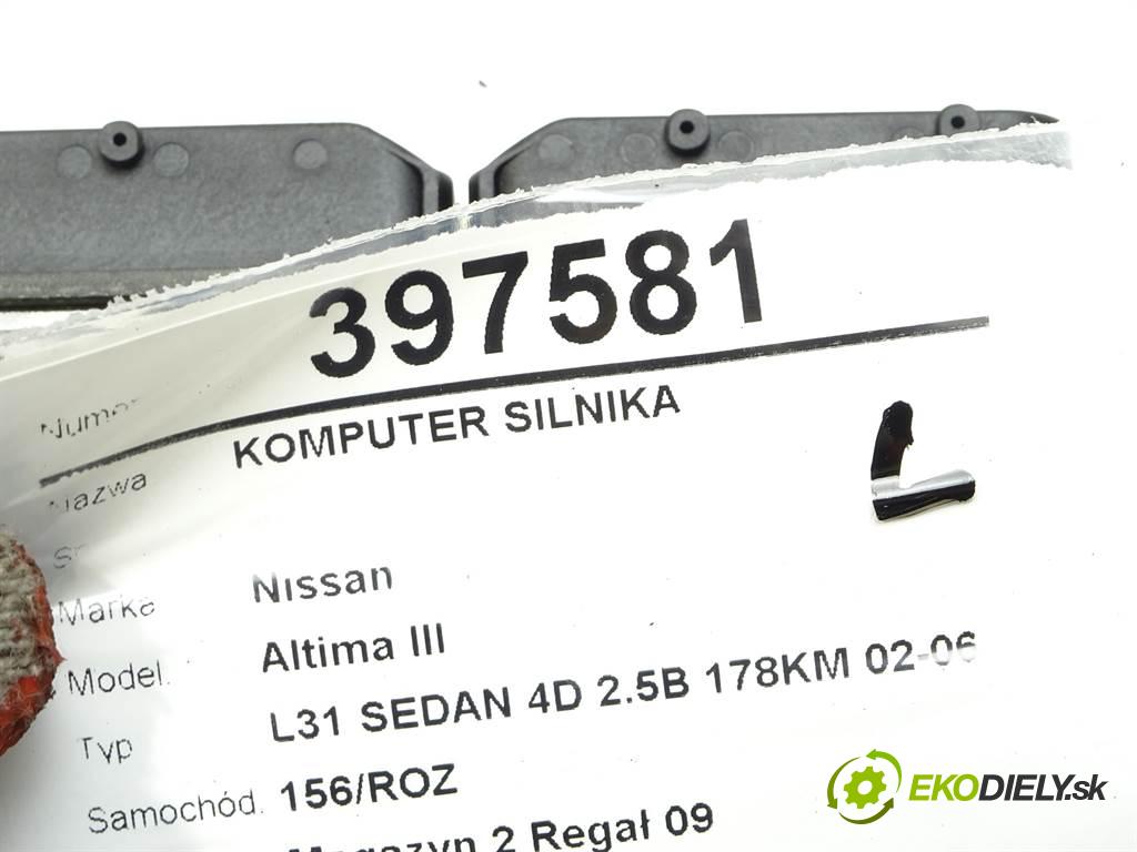 Nissan Altima III  2006 128 kW L31 SEDAN 4D 2.5B 178KM 02-06 2500 riadiaca jednotka Motor MEC85-520 (Riadiace jednotky)