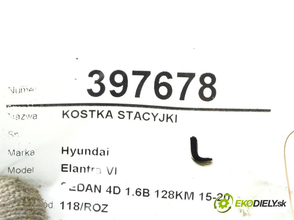 Hyundai Elantra VI  2017 93,8 SEDAN 4D 1.6B 128KM 15-20 1600 Kocka, vložka spínacej skrinky  (Spínacie skrinky a kľúče)