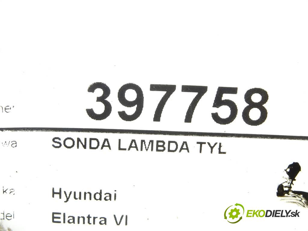 Hyundai Elantra VI    SEDAN 4D 1.6B 128KM 15-20  sonda lambda zad 39210-2B325 (Lambda sondy)