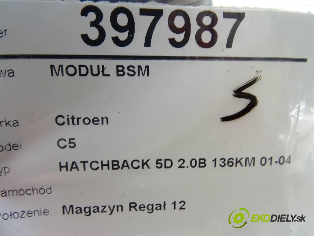 Citroen C5    HATCHBACK 5D 2.0B 136KM 01-04  Modul BSM 9641257980 (Ostatné)