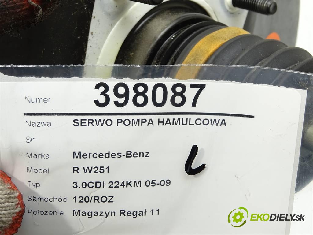 Mercedes-Benz R W251  2006 165 kW 3.0CDI 224KM 05-09 3000 Posilovač Pumpa brzdová A2514300730 (Posilňovače bŕzd)