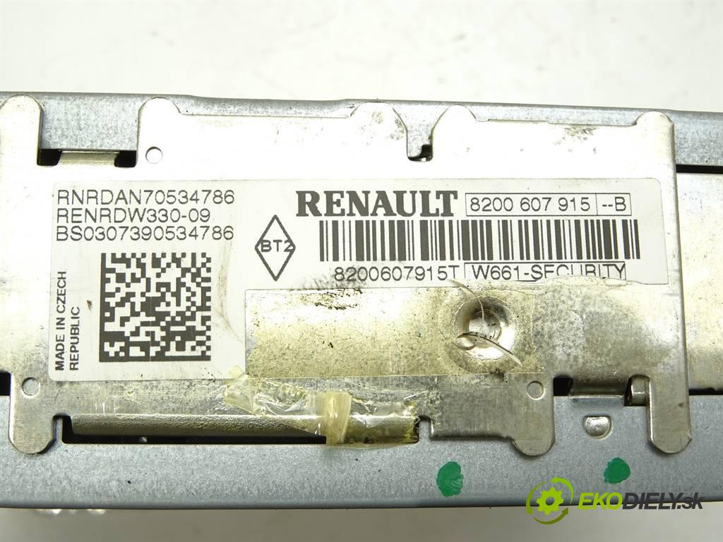 Renault Clio III  2007 55 kW HATCHBACK 3D 1.2B 65KM 05-09 1100 RADIO 8200607915B (Audio zariadenia)