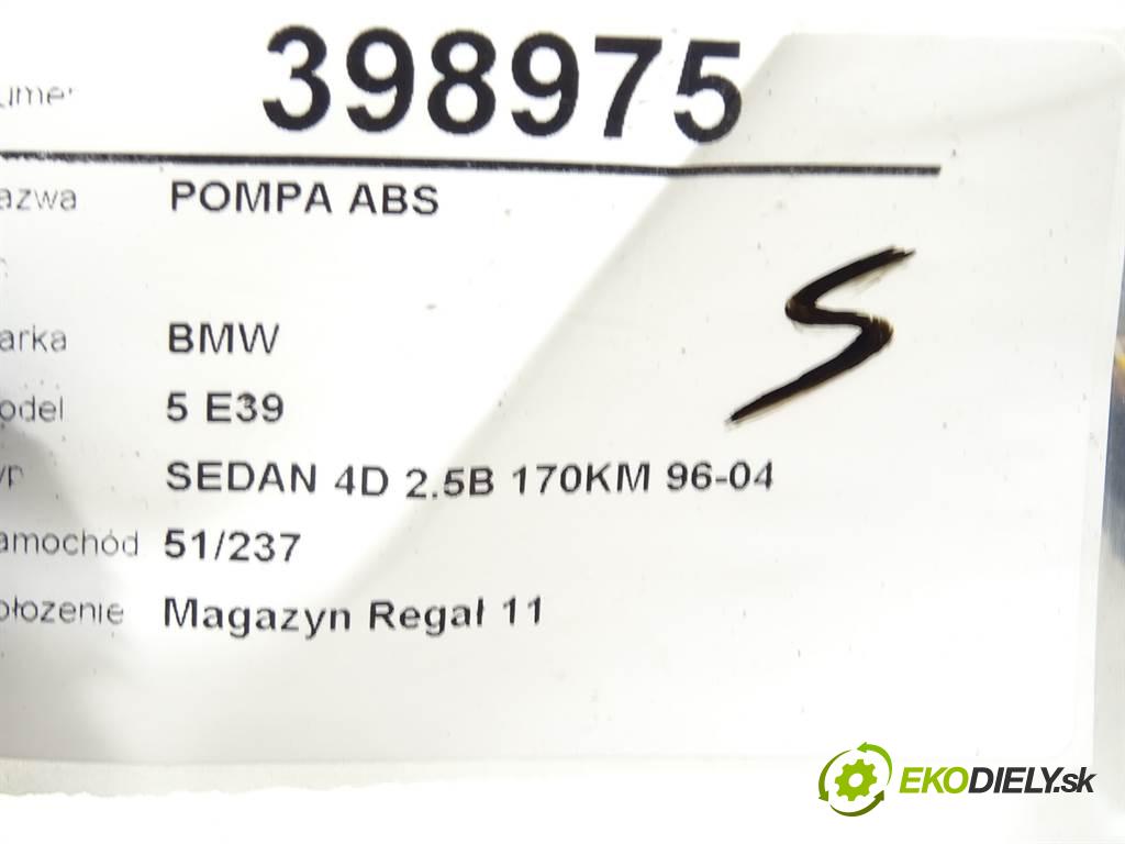 BMW 5 E39  1998  SEDAN 4D 2.5B 170KM 96-04 2500 Pumpa ABS 1090910 (Pumpy ABS)