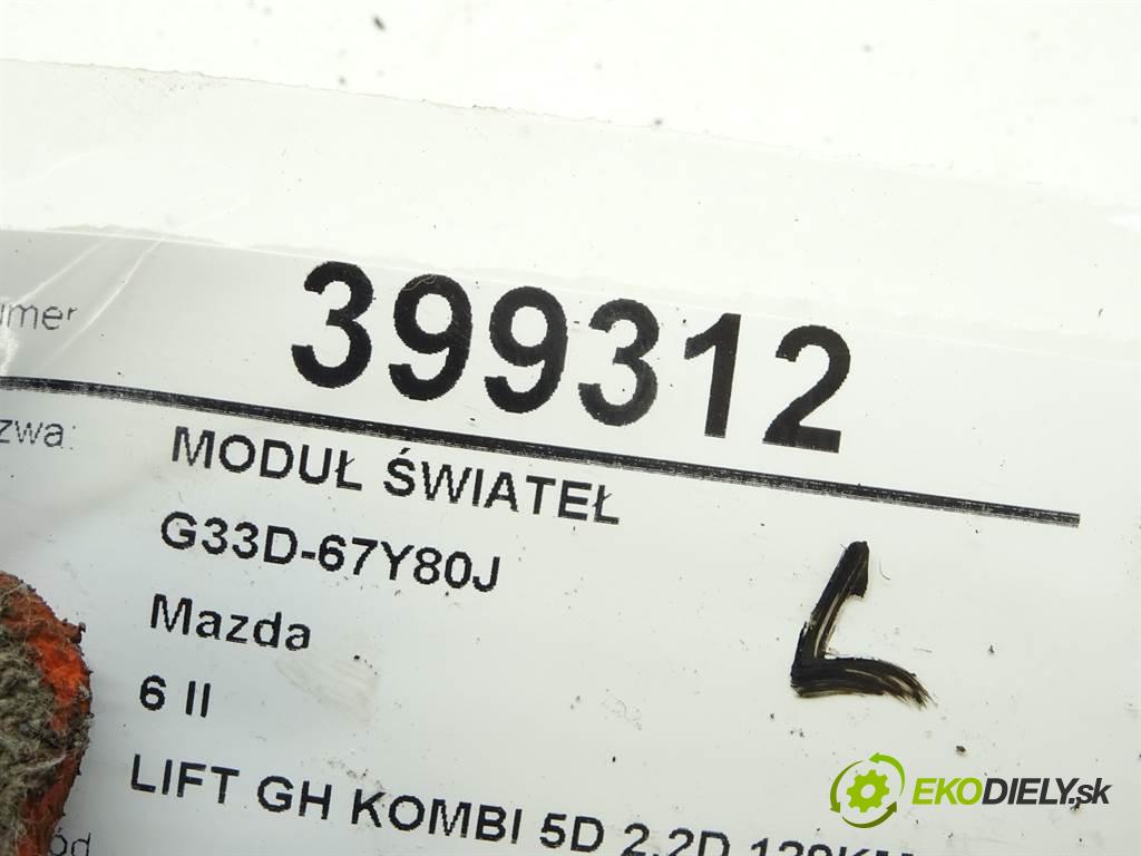 Mazda 6 II    LIFT GH KOMBI 5D 2.2D 129KM 07-12  Modul svetiel G33D-67Y80J (Ostatné)