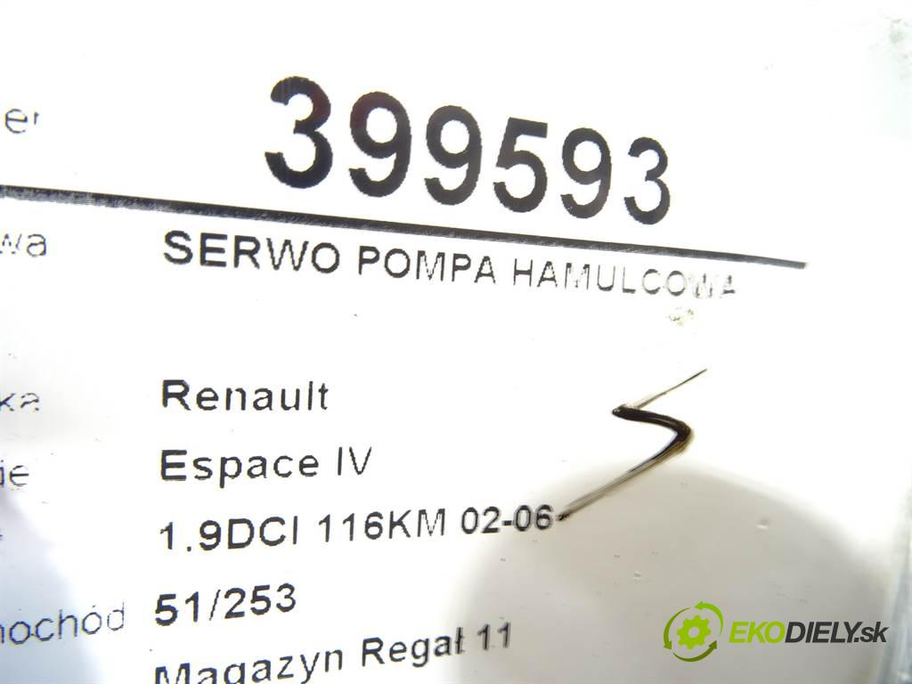 Renault Espace IV  2003 85kW 1.9DCI 116KM 02-06 1870 Posilovač Pumpa brzdová 8200076082B (Posilňovače bŕzd)