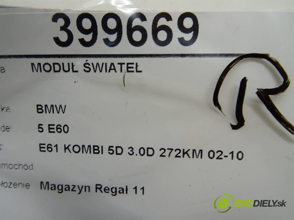 BMW 5 E60    E61 KOMBI 5D 3.0D 272KM 02-10  Modul svetiel 6943288 (Ostatné)