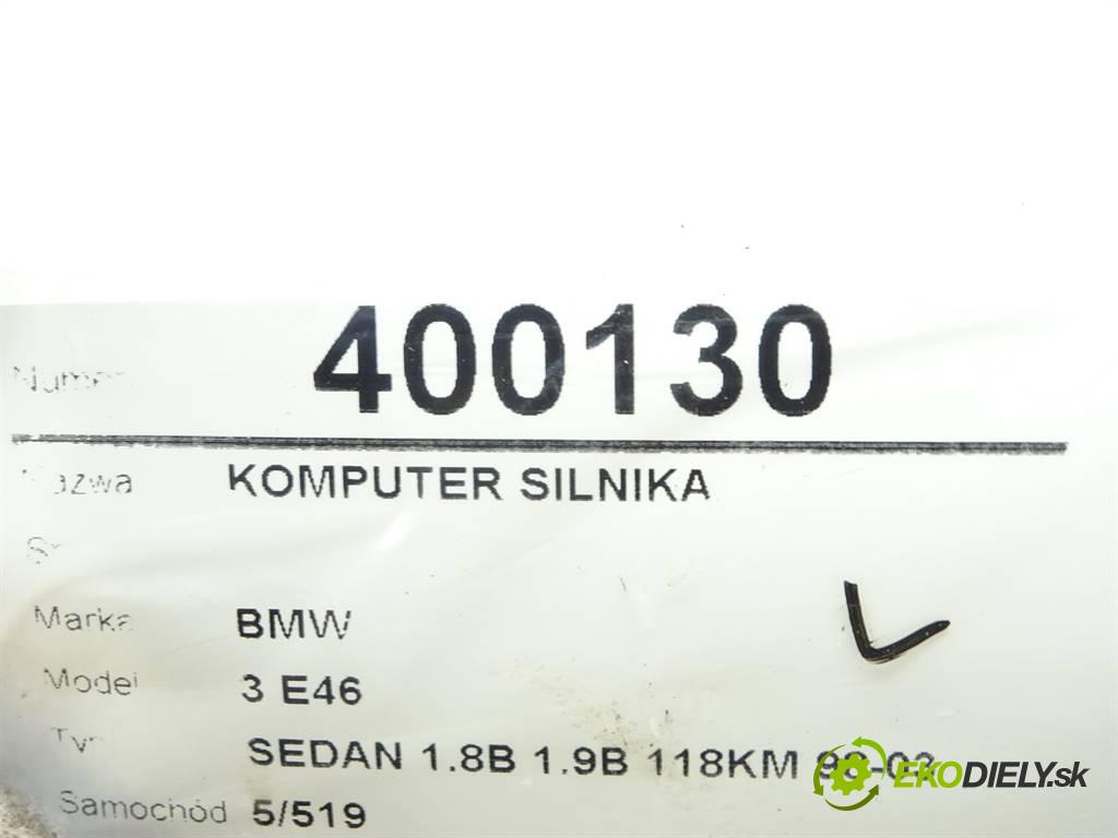 BMW 3 E46  1999 87 kW SEDAN 1.8B 1.9B 118KM 98-03 1900 riadiaca jednotka Motor 1430186 (Riadiace jednotky)