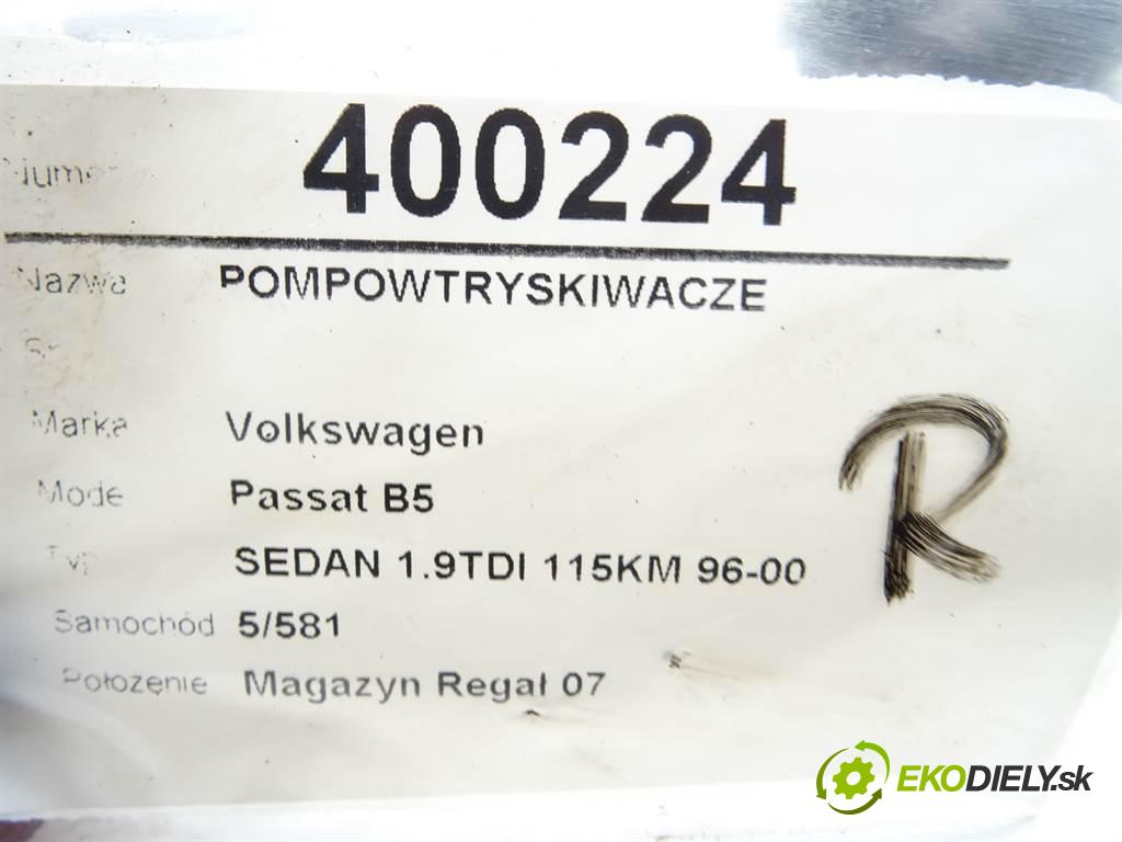 Volkswagen Passat B5  1999 85 kW SEDAN 1.9TDI 115KM 96-00 1900 vstrekovače 0414720007 (Vstrekovače)