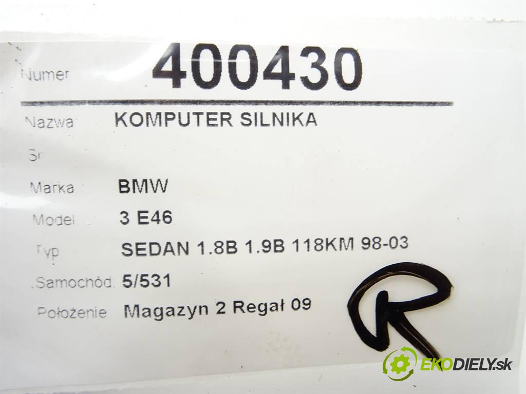 BMW 3 E46  1998 87 kW SEDAN 1.8B 1.9B 118KM 98-03 1900 riadiaca jednotka Motor 1430186 (Riadiace jednotky)