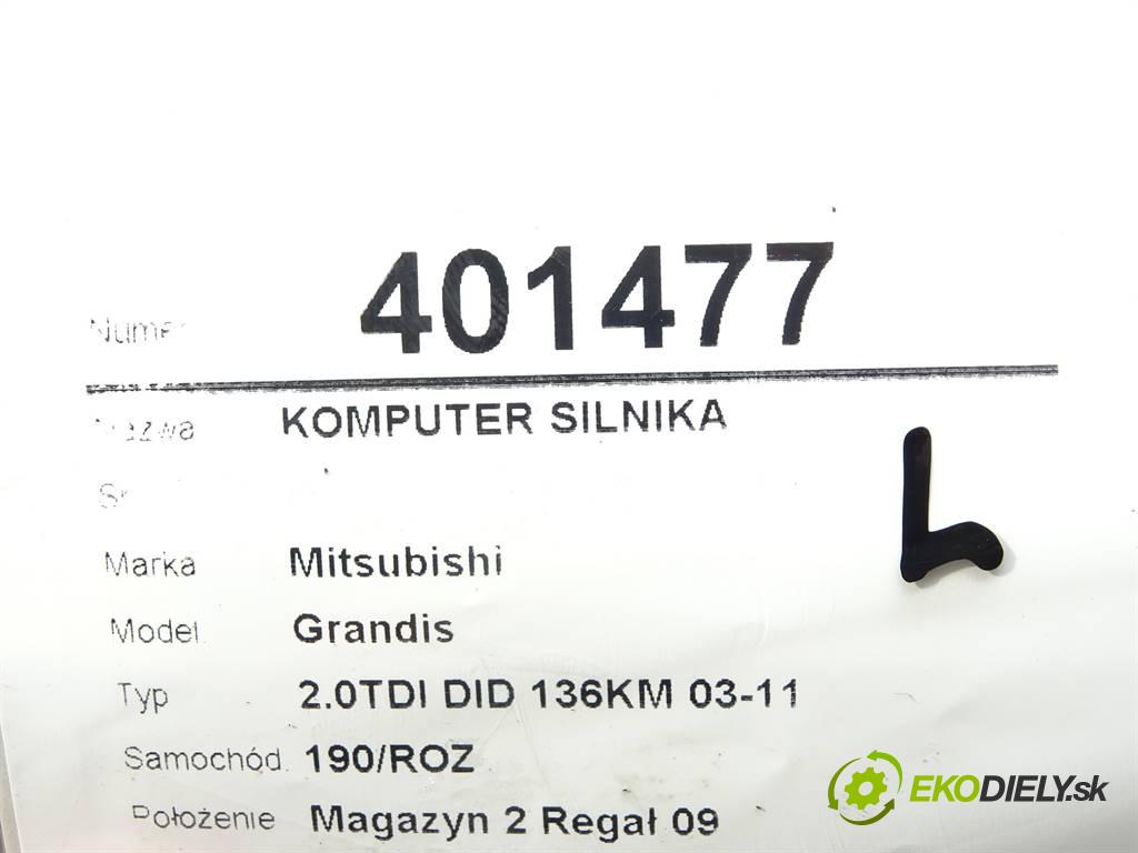 Mitsubishi Grandis  2006 100 kW 2.0TDI DID 136KM 03-11 2000 riadiaca jednotka Motor 1860A654 (Riadiace jednotky)