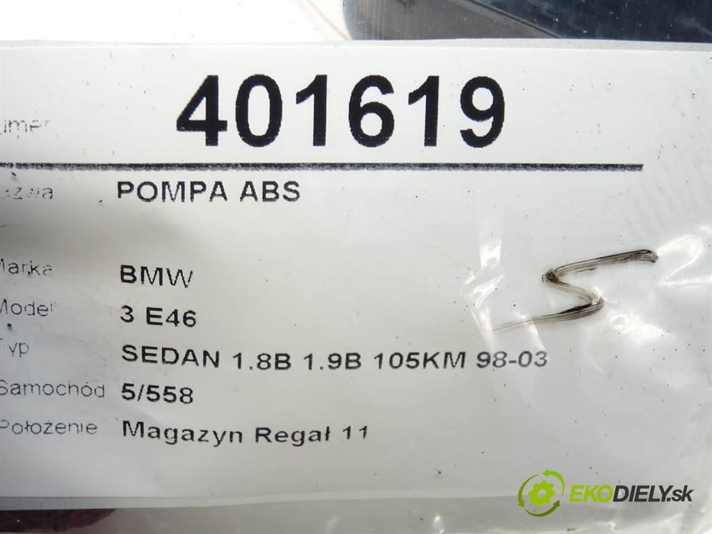 BMW 3 E46  2000 77 kW SEDAN 1.8B 1.9B 105KM 98-03 1900 Pumpa ABS 6751767 (Pumpy ABS)