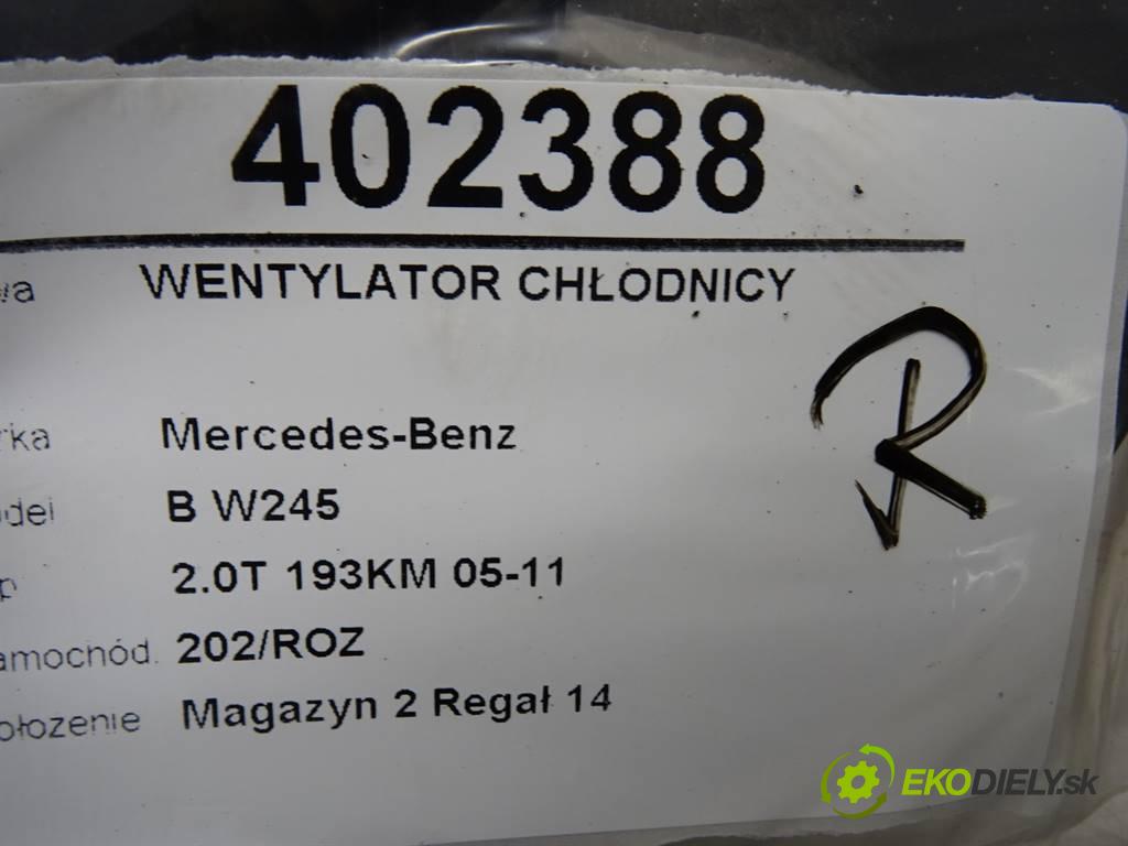 Mercedes-Benz B W245  2006  2.0T 193KM 05-11 2000 Ventilátor chladiča 1695002693 (Ventilátory)
