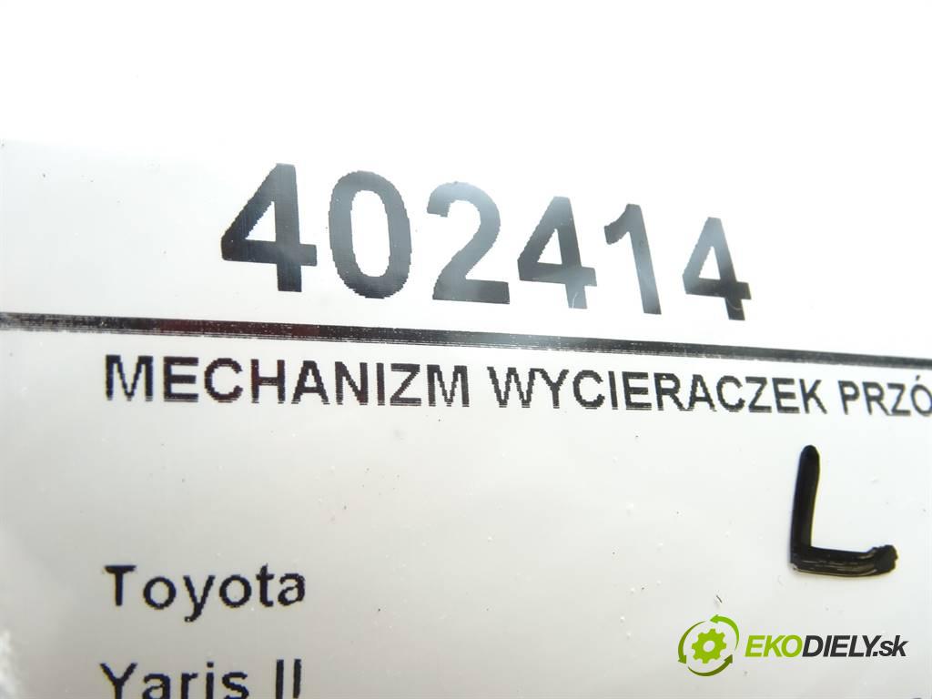 Toyota Yaris II  2008 51 kW HATCHBACK 5D 1.0VVTI 69KM 05-09 1000 Mechanizmus stieračov predný 85110-0D080 (Motorčeky stieračov predné)