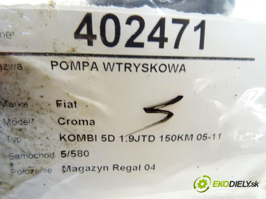 Fiat Croma  2005 110 kW KOMBI 5D 1.9JTD 150KM 05-11 1900 Pumpa vstrekovacia 0445010130 (Vstrekovacie čerpadlá)