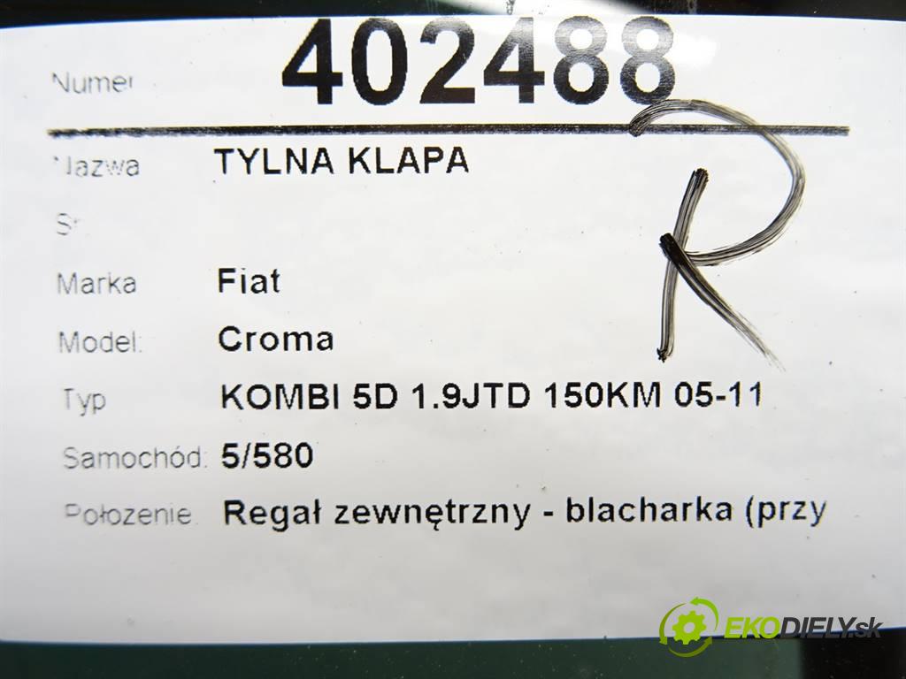 Fiat Croma  2005 110 kW KOMBI 5D 1.9JTD 150KM 05-11 1900 zadná kapota  (Zadné kapoty)