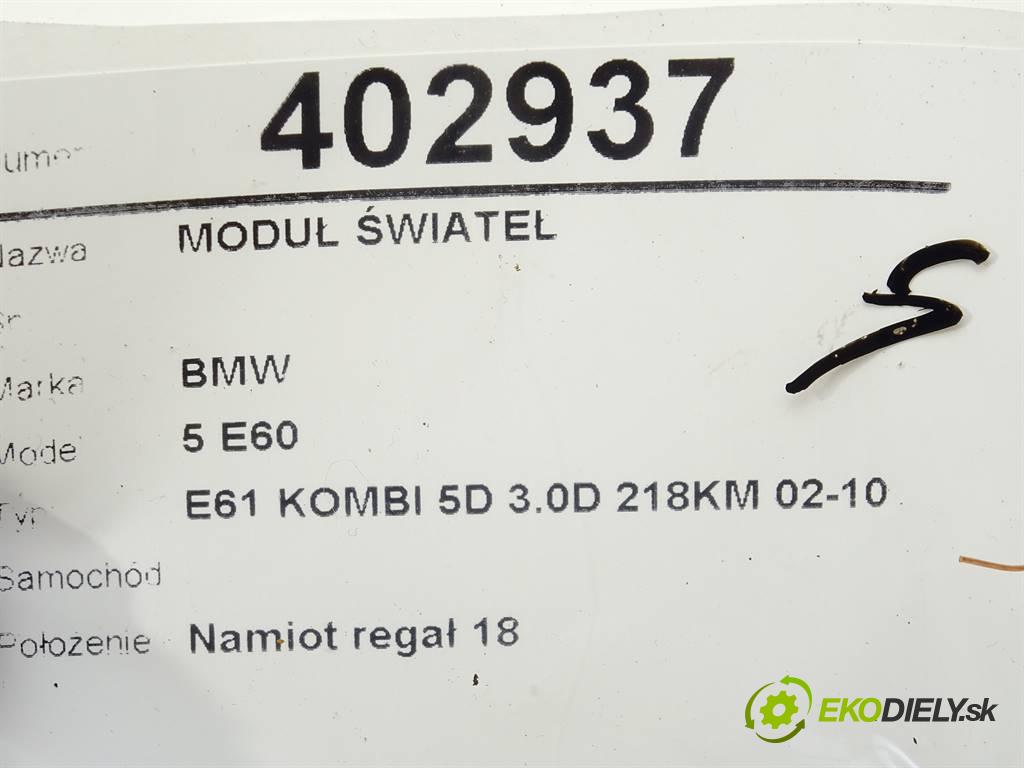 BMW 5 E60    E61 KOMBI 5D 3.0D 218KM 02-10  Modul svetiel 6943286 (Ostatné)