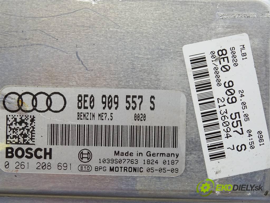 Audi A4 B7  2005 131KM SEDAN 4D 2.0B 130KM 04-08 2000 řídící jednotka motora 8E0909557S (Řídící jednotky)