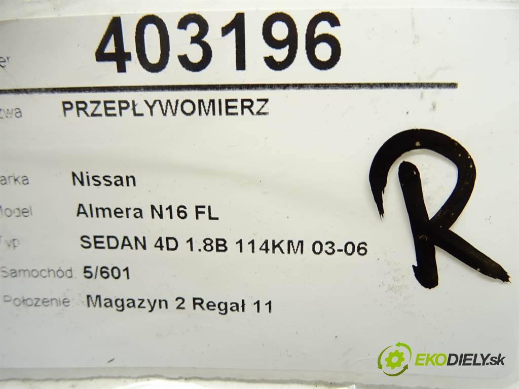 Nissan Almera N16 FL  2003 85 kW SEDAN 4D 1.8B 114KM 03-06 1800 Váha vzduchu 0280218094 (Váhy vzduchu)