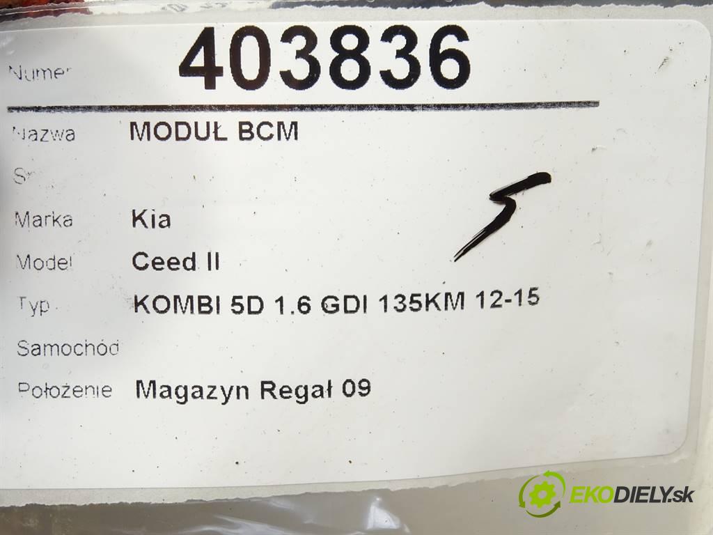 KIA CEED (JD) 2012 - 2018    1.6 GDI 99 kW [135 KM] benzyna 2012 - 2018  Modul BCM 95400-A2041 (Ostatné)