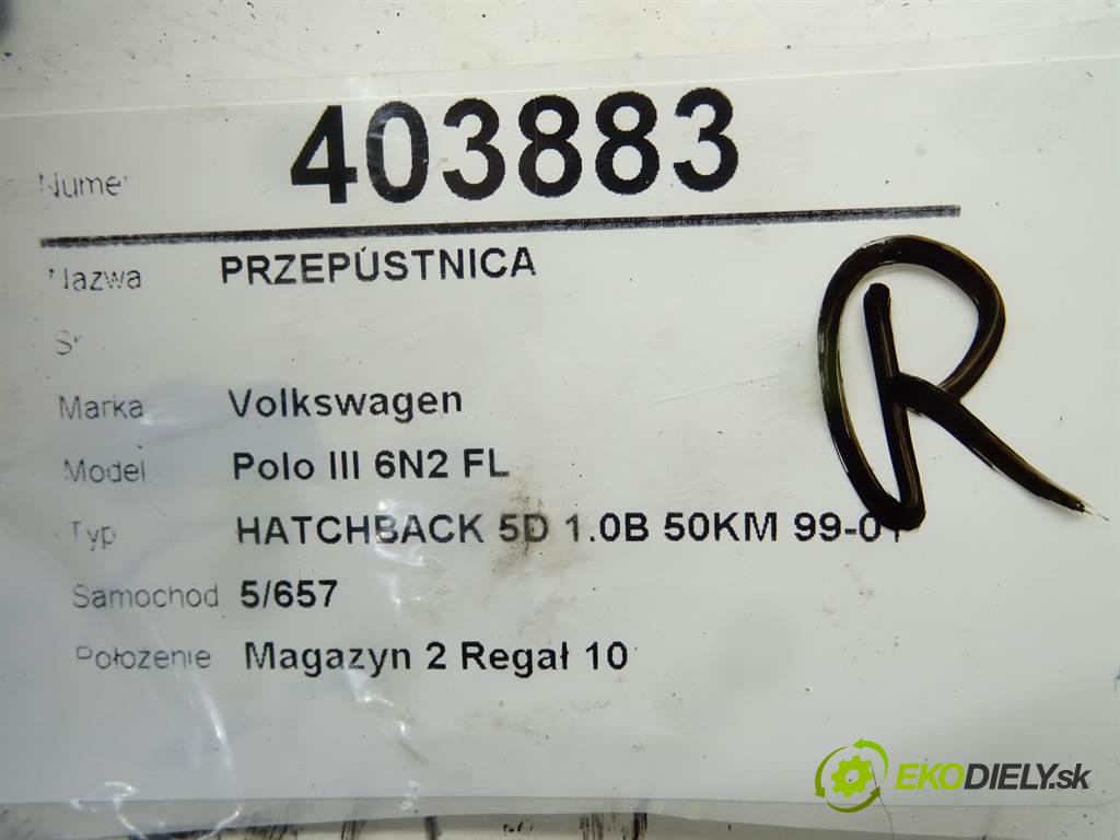 VW POLO (6N2) 1999 - 2001    1.0 37 kW [50 KM] benzyna 1999 - 2001  Škrtiaca klapka 030133062C (Škrtiace klapky)