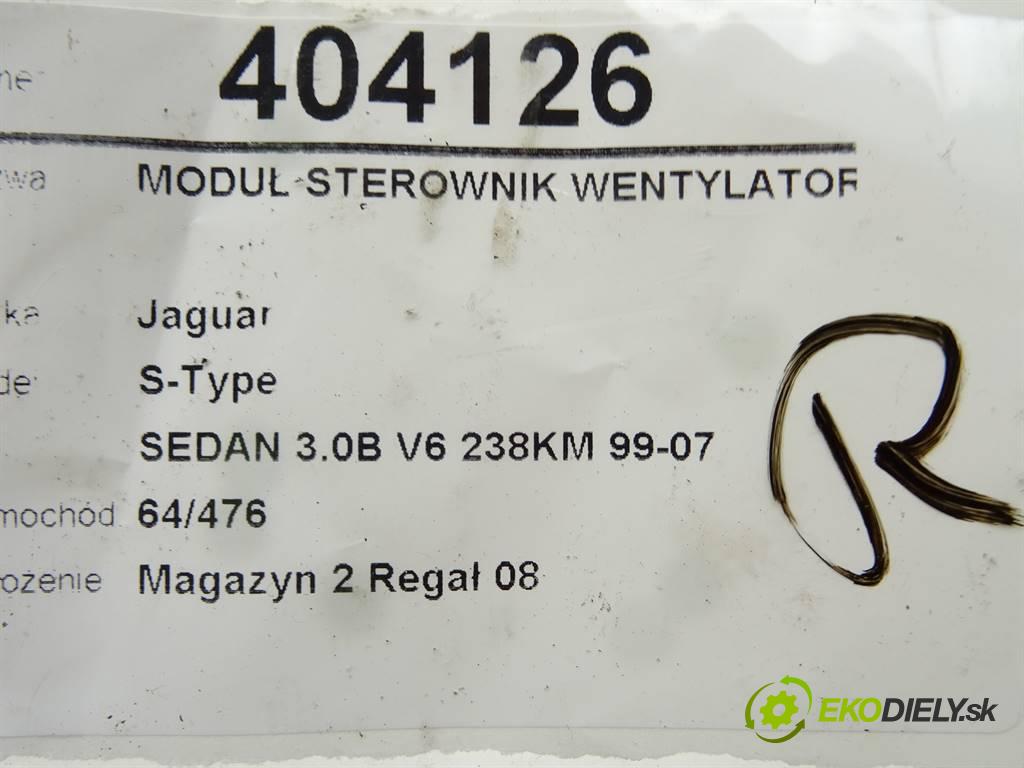 JAGUAR S-TYPE II (X200) 1998 - 2008    3.0 V6 175 kW [238 KM] benzyna 1999 - 2007  Modul Riadiaca jednotka ventilátora XR838C609AA (Ostatné)