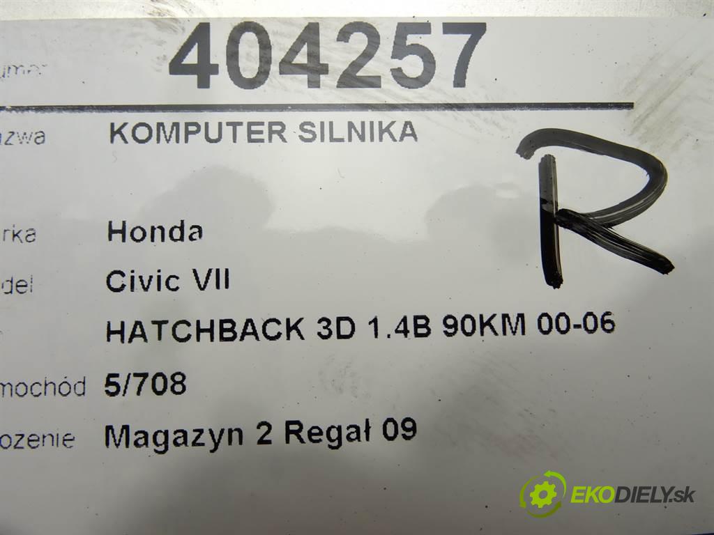 HONDA CIVIC VII Hatchback (EU, EP, EV) 2000 - 2006    1.4 iS (EP1) 66 kW [90 KM] benzyna 2001 - 2005  riadiaca jednotka Motor 37820-PMA-G12 (Riadiace jednotky)