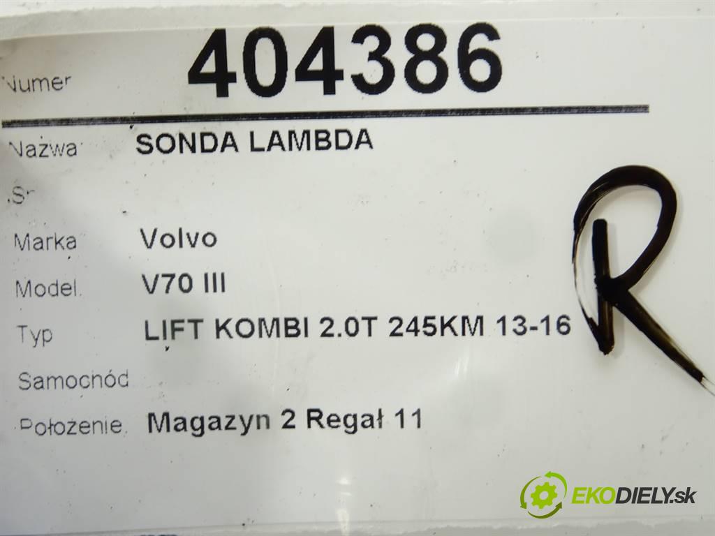 VOLVO V70 III (135) 2007 - 2016    T5 180 kW [245 KM] benzyna 2013 - 2016  sonda lambda  (Lambda sondy)