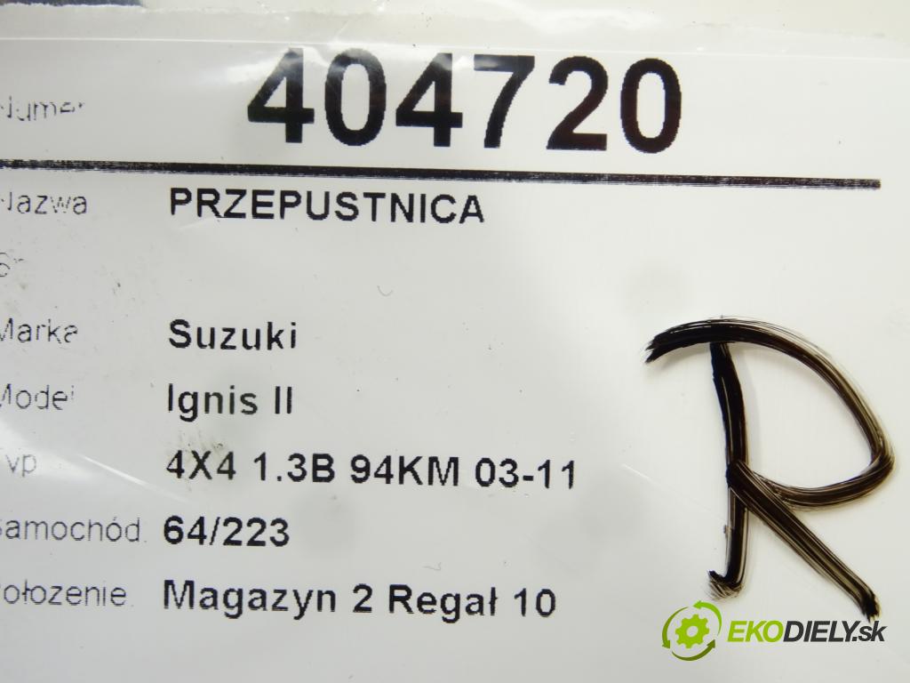 SUZUKI IGNIS II (MH) 2003 - 2022    1.3 4x4 (RM413) 69 kW [94 KM] benzyna 2003 - 2022  Škrtiaca klapka  (Škrtiace klapky)