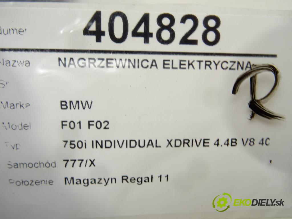 BMW 7 (F01, F02, F03, F04) 2008 - 2015    750 i, Li xDrive 300 kW [408 KM] benzyna 2009 - 20  Výhrevné teleso, radiátor kúrenia elektrická PT921798704 (Radiátory kúrenia)