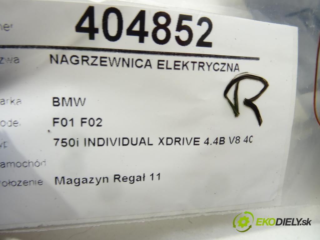 BMW 7 (F01, F02, F03, F04) 2008 - 2015    750 i, Li xDrive 300 kW [408 KM] benzyna 2009 - 20  Výhrevné teleso, radiátor kúrenia elektrická PT921798804 (Radiátory kúrenia)