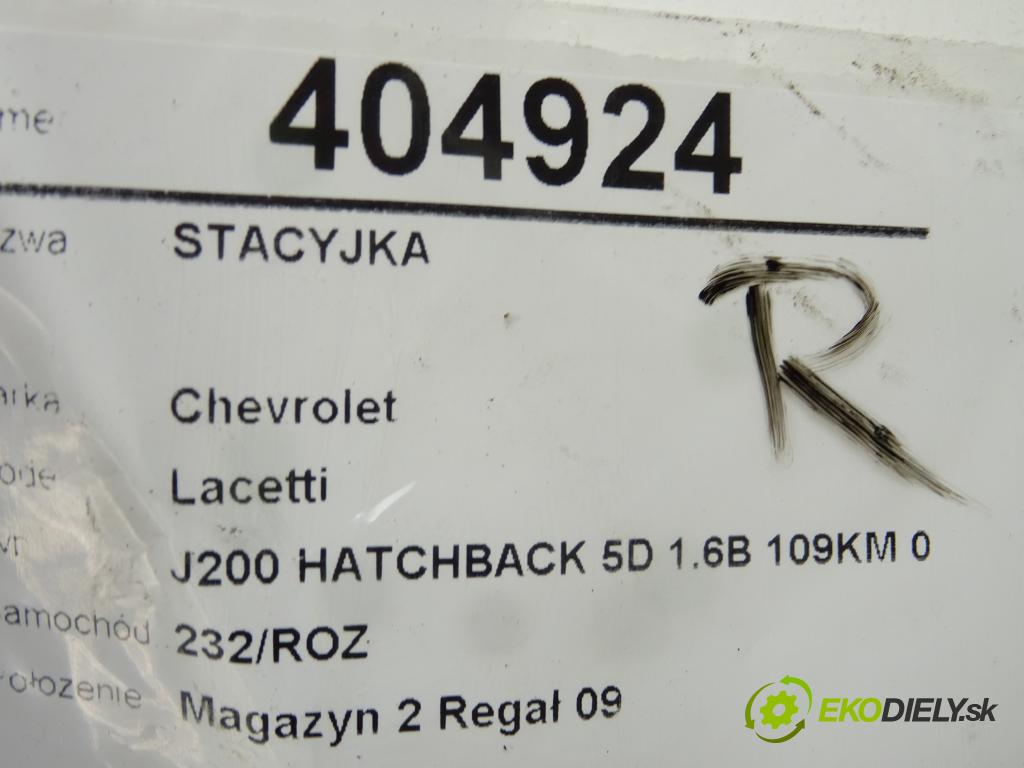 CHEVROLET LACETTI (J200) 2003 - 2022    1.6 80 kW [109 KM] benzyna 2005 - 2022  spinačka  (Spínacie skrinky a kľúče)