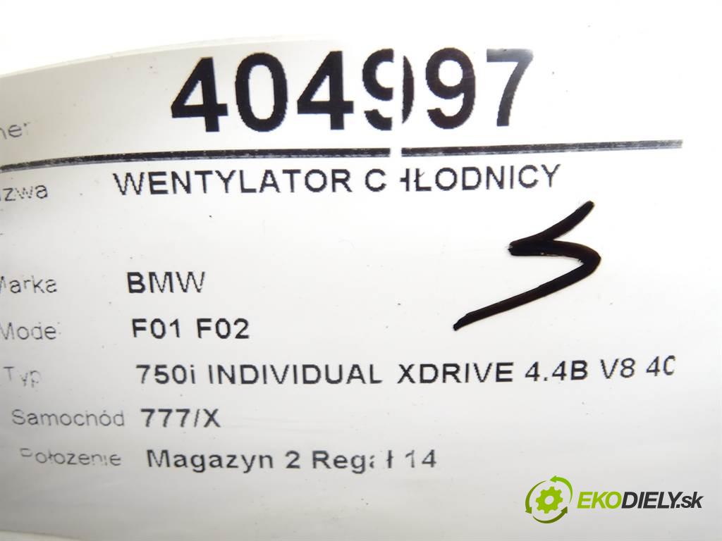 BMW 7 (F01, F02, F03, F04) 2008 - 2015    750 i, Li xDrive 300 kW [408 KM] benzyna 2009 - 20  Ventilátor chladiča 8509743 7575564 (Ventilátory)