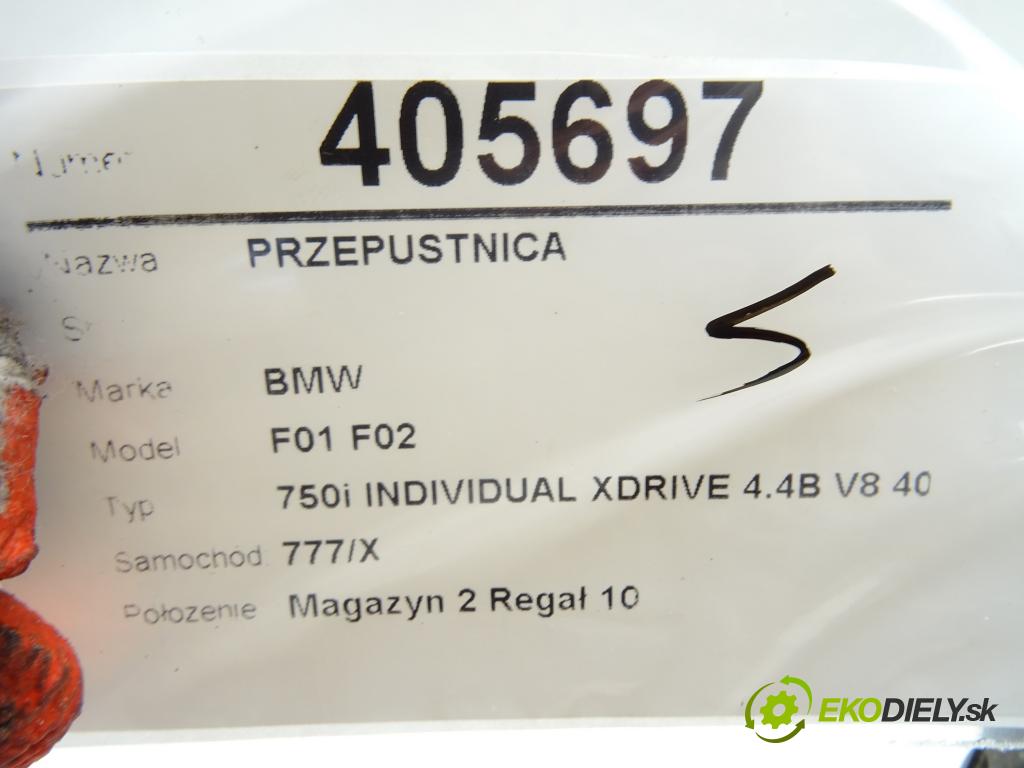 BMW 7 (F01, F02, F03, F04) 2008 - 2015    750 i, Li xDrive 300 kW [408 KM] benzyna 2009 - 20  Škrtiaca klapka 7555944 (Škrtiace klapky)