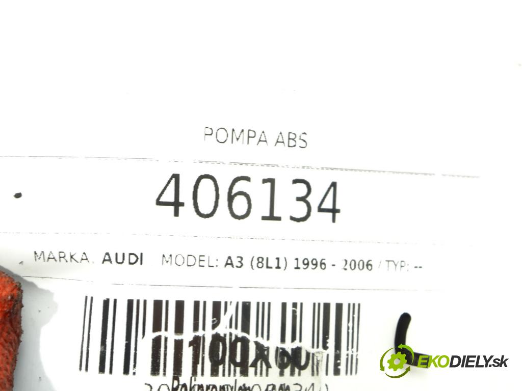 AUDI A3 (8L1) 1996 - 2006    1.6 75 kW [102 KM] benzyna 2000 - 2003  Pumpa ABS 1J0614517G (Pumpy ABS)