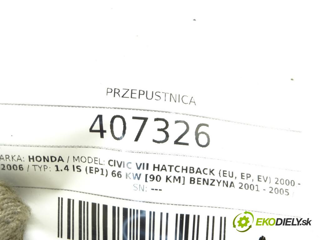 HONDA CIVIC VII Hatchback (EU, EP, EV) 2000 - 2006    1.4 iS (EP1) 66 kW [90 KM] benzyna 2001 - 2005  Škrtiaca klapka  (Škrtiace klapky)