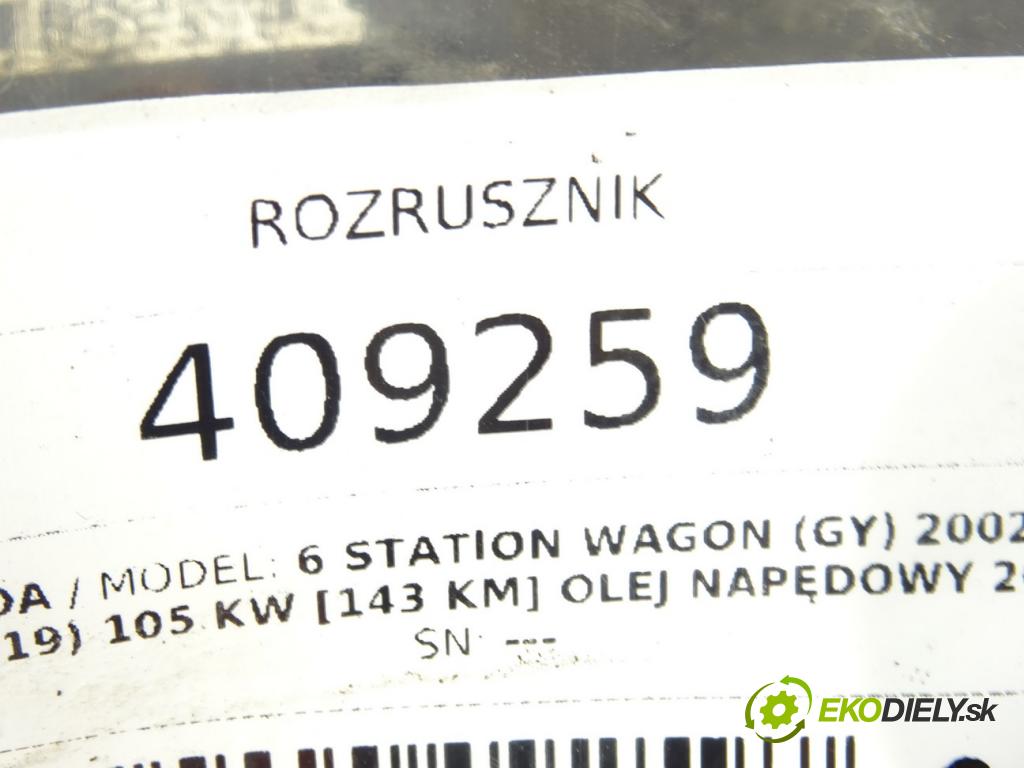 MAZDA 6 Station Wagon (GY) 2002 - 2008    2.0 DI (GY19) 105 kW [143 KM] olej napędowy 2005 -  startér M002T88671 (Startéry)