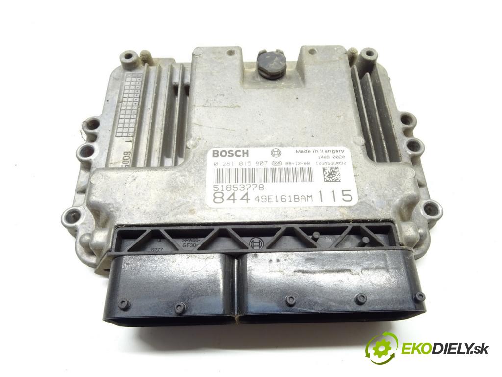 LANCIA DELTA III (844_) 2008 - 2014    1.6 D Multijet (844.AXF11, 844.AXF1A) 85 kW [116 K  riadiaca jednotka Motor 0281015807 (Riadiace jednotky)