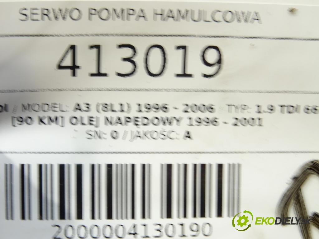 AUDI A3 (8L1) 1996 - 2006    1.9 TDI 66 kW [90 KM] olej napędowy 1996 - 2001  Posilovač Pumpa brzdová  (Posilňovače bŕzd)