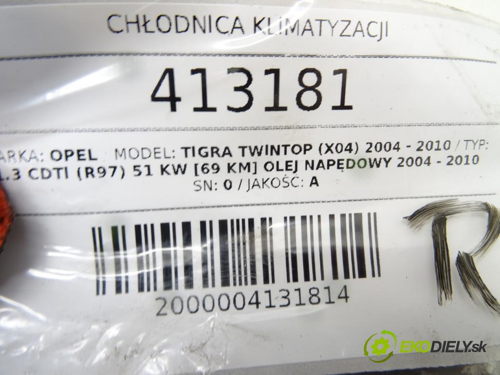 OPEL TIGRA TwinTop (X04) 2004 - 2010    1.3 CDTI (R97) 51 kW [69 KM] olej napędowy 2004 -   Chladič klimatizácie  (Chladiče klimatizácie)