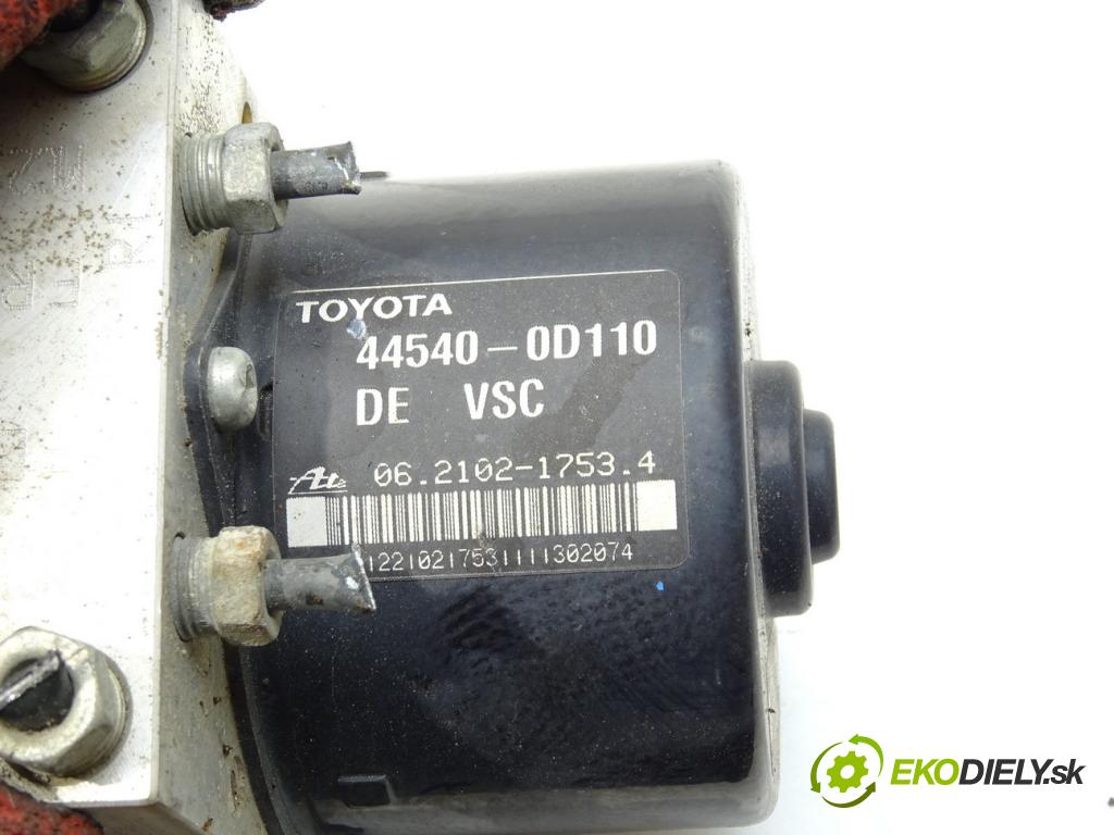 TOYOTA YARIS (_P13_) 2010 - 2022    1.3 (NSP130_) 73 kW [99 KM] benzyna 2011 - 2022  Pumpa ABS 44540-0D110 (Pumpy ABS)