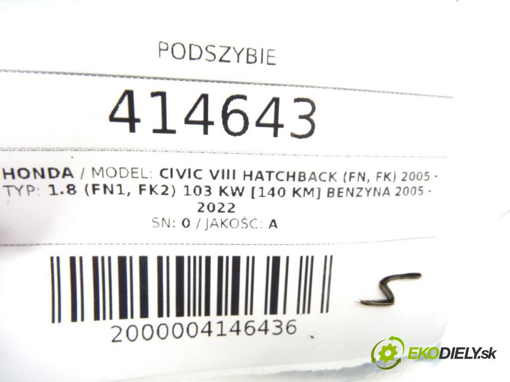 HONDA CIVIC VIII Hatchback (FN, FK) 2005 - 2022    1.8 (FN1, FK2) 103 kW [140 KM] benzyna 2005 - 2022  Torpédo, plast pod čelné okno  (Torpéda)