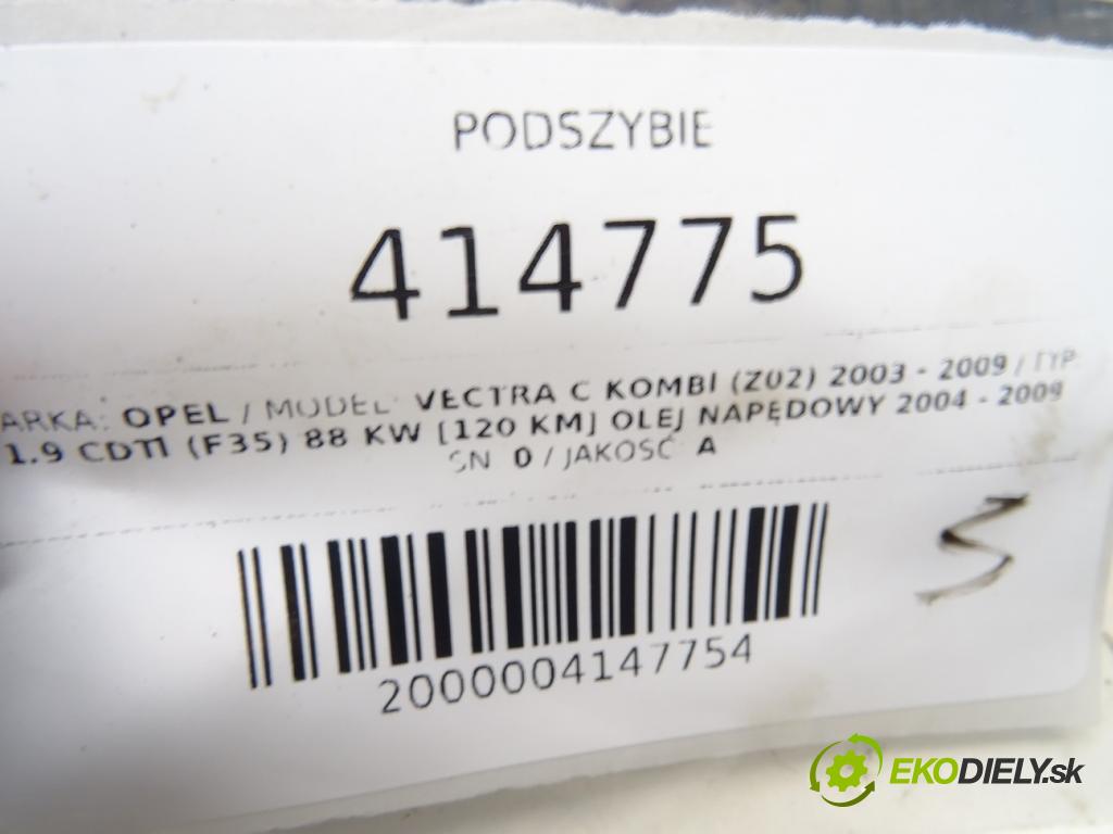 OPEL VECTRA C Kombi (Z02) 2003 - 2009    1.9 CDTI (F35) 88 kW [120 KM] olej napędowy 2004 -  Torpédo, plast pod čelné okno 09179871 (Torpéda)