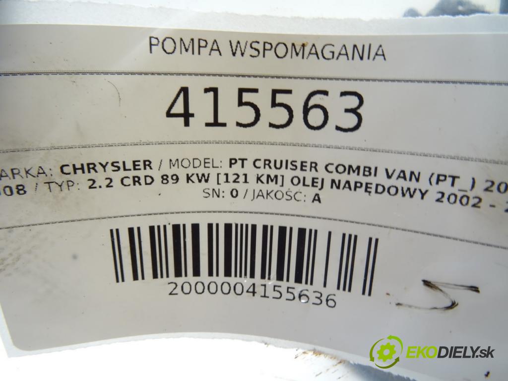 CHRYSLER PT CRUISER Combi Van (PT_) 2002 - 2008    2.2 CRD 89 kW [121 KM] olej napędowy 2002 - 2008  pumpa servočerpadlo R6642010003 (Servočerpadlá, pumpy řízení)