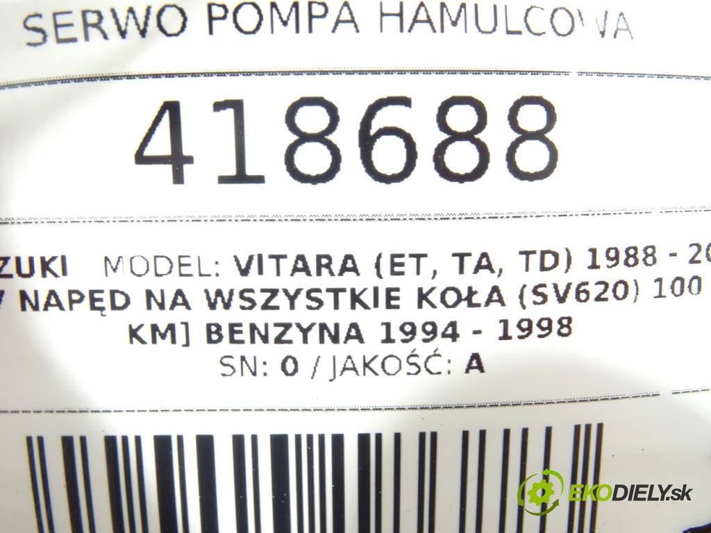 SUZUKI VITARA (ET, TA, TD) 1988 - 2002    2.0 V6 24V Napęd na wszystkie koła (SV620) 100 kW   Posilovač Pumpa brzdová 44610-3134 (Posilňovače bŕzd)