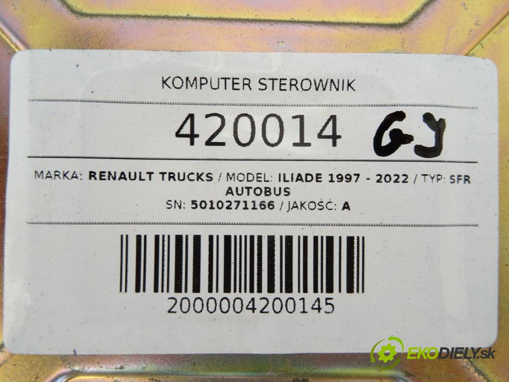 RENAULT TRUCKS ILIADE 1997 - 2022    SFR AUTOBUS  riadiaca jednotka Riadiaca jednotka 5010271166 (Riadiace jednotky)