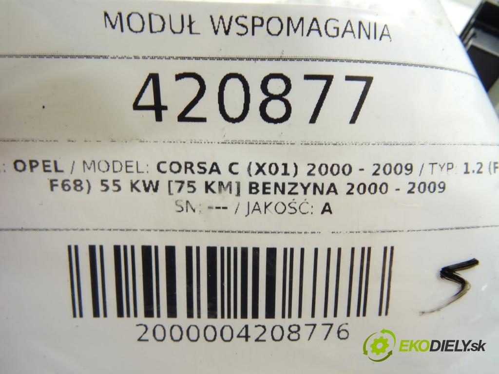 OPEL CORSA C (X01) 2000 - 2009    1.2 (F08, F68) 55 kW [75 KM] benzyna 2000 - 2009  Modul servočerpadlo  (Ostatné)