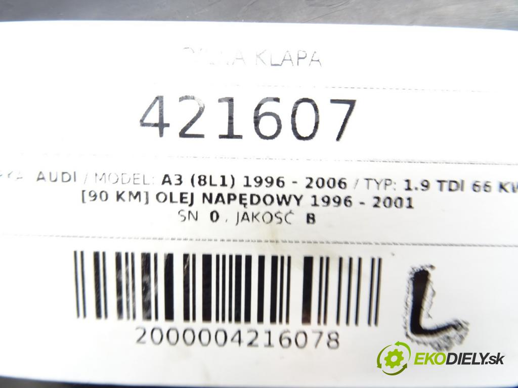 AUDI A3 (8L1) 1996 - 2006    1.9 TDI 66 kW [90 KM] olej napędowy 1996 - 2001  zadná kapota  (Zadné kapoty)