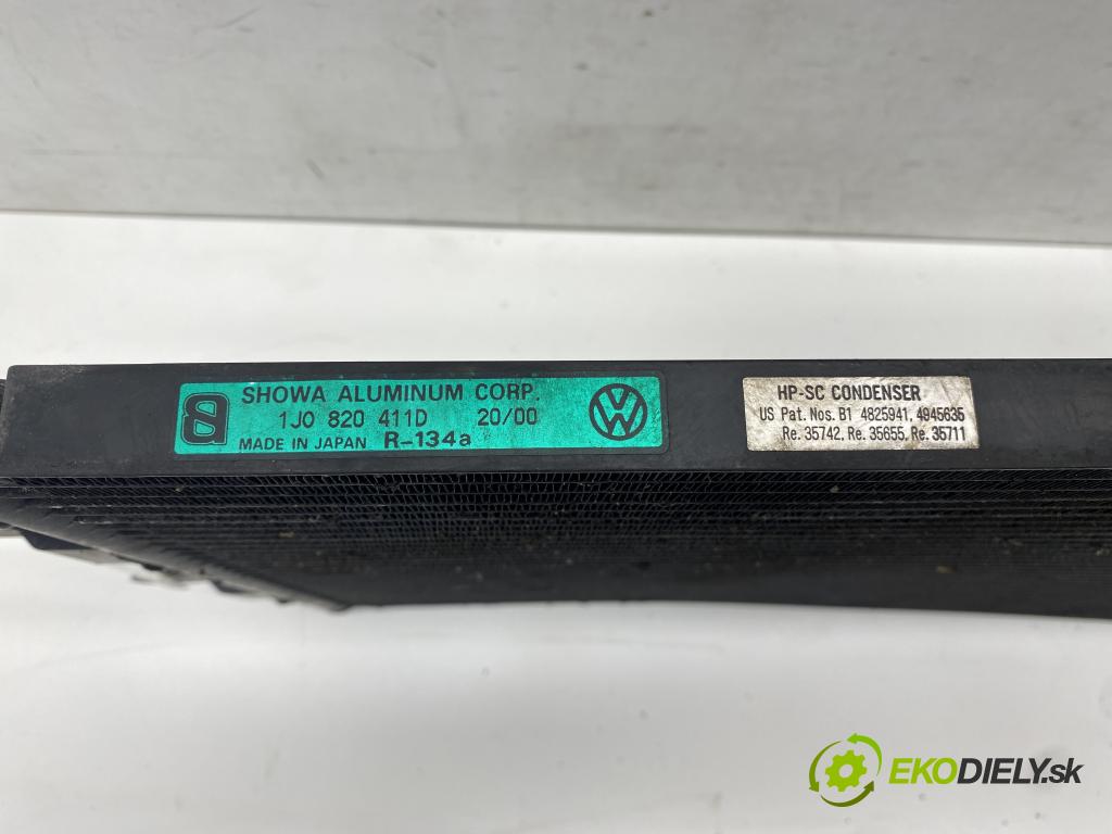 VW GOLF IV (1J1) 1997 - 2008    1.9 TDI 66 kW [90 KM] olej napędowy 1997 - 2004  Chladič klimatizácie 1J0820411D (Chladiče klimatizácie)